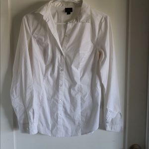 White Button Down Blouse